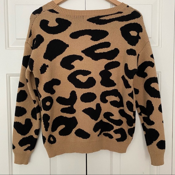 Hashtag in trend Leopard Sweater - Picture 2 of 5
